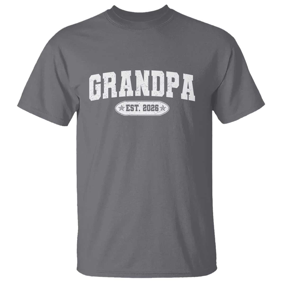 Grandpa Est 2026 T Shirt Promoted To Grandpa Paternity Fathers Day - Wonder Print Shop