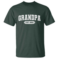 Grandpa Est 2026 T Shirt Promoted To Grandpa Paternity Fathers Day - Wonder Print Shop