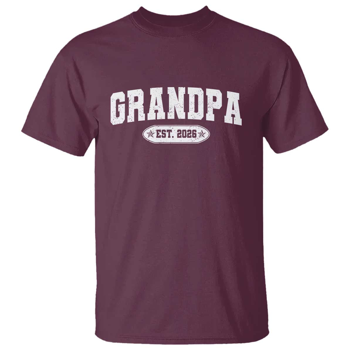 Grandpa Est 2026 T Shirt Promoted To Grandpa Paternity Fathers Day - Wonder Print Shop