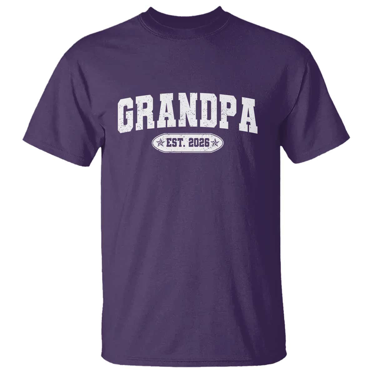 Grandpa Est 2026 T Shirt Promoted To Grandpa Paternity Fathers Day - Wonder Print Shop
