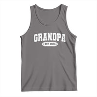 Grandpa Est 2026 Tank Top Promoted To Grandpa Paternity Fathers Day - Wonder Print Shop