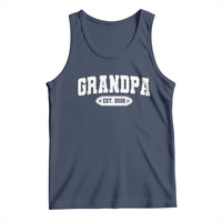 Grandpa Est 2026 Tank Top Promoted To Grandpa Paternity Fathers Day - Wonder Print Shop