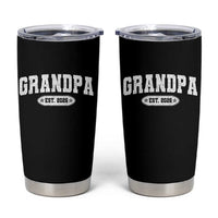 Grandpa Est 2026 Tumbler Cup Promoted To Grandpa Paternity Fathers Day - Wonder Print Shop