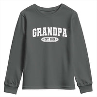 Grandpa Est 2026 Youth Sweatshirt Promoted To Grandpa Paternity Fathers Day - Wonder Print Shop