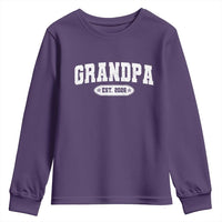 Grandpa Est 2026 Youth Sweatshirt Promoted To Grandpa Paternity Fathers Day - Wonder Print Shop