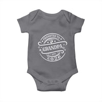 Promoted To Grandpa Est. 2026 Baby Onesie Grandparents Baby Announcement Fathers Day - Wonder Print Shop