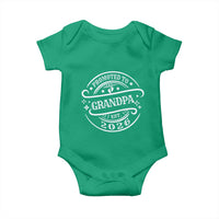 Promoted To Grandpa Est. 2026 Baby Onesie Grandparents Baby Announcement Fathers Day - Wonder Print Shop