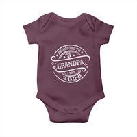 Promoted To Grandpa Est. 2026 Baby Onesie Grandparents Baby Announcement Fathers Day - Wonder Print Shop