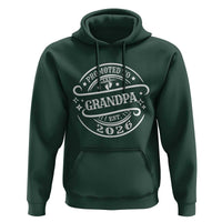 Promoted To Grandpa Est. 2026 Hoodie Grandparents Baby Announcement Fathers Day - Wonder Print Shop