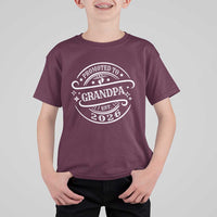Promoted To Grandpa Est. 2026 T Shirt For Kid Grandparents Baby Announcement Fathers Day - Wonder Print Shop