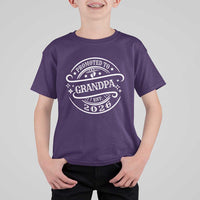 Promoted To Grandpa Est. 2026 T Shirt For Kid Grandparents Baby Announcement Fathers Day - Wonder Print Shop