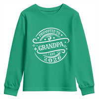 Promoted To Grandpa Est. 2026 Youth Sweatshirt Grandparents Baby Announcement Fathers Day - Wonder Print Shop