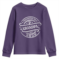 Promoted To Grandpa Est. 2026 Youth Sweatshirt Grandparents Baby Announcement Fathers Day - Wonder Print Shop