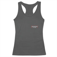 Grandpa Est 2026 Racerback Tank Top Logo Promoted To Grandpa Paternity Fathers Day - Wonder Print Shop
