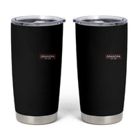 Grandpa Est 2026 Tumbler Cup Logo Promoted To Grandpa Paternity Fathers Day - Wonder Print Shop