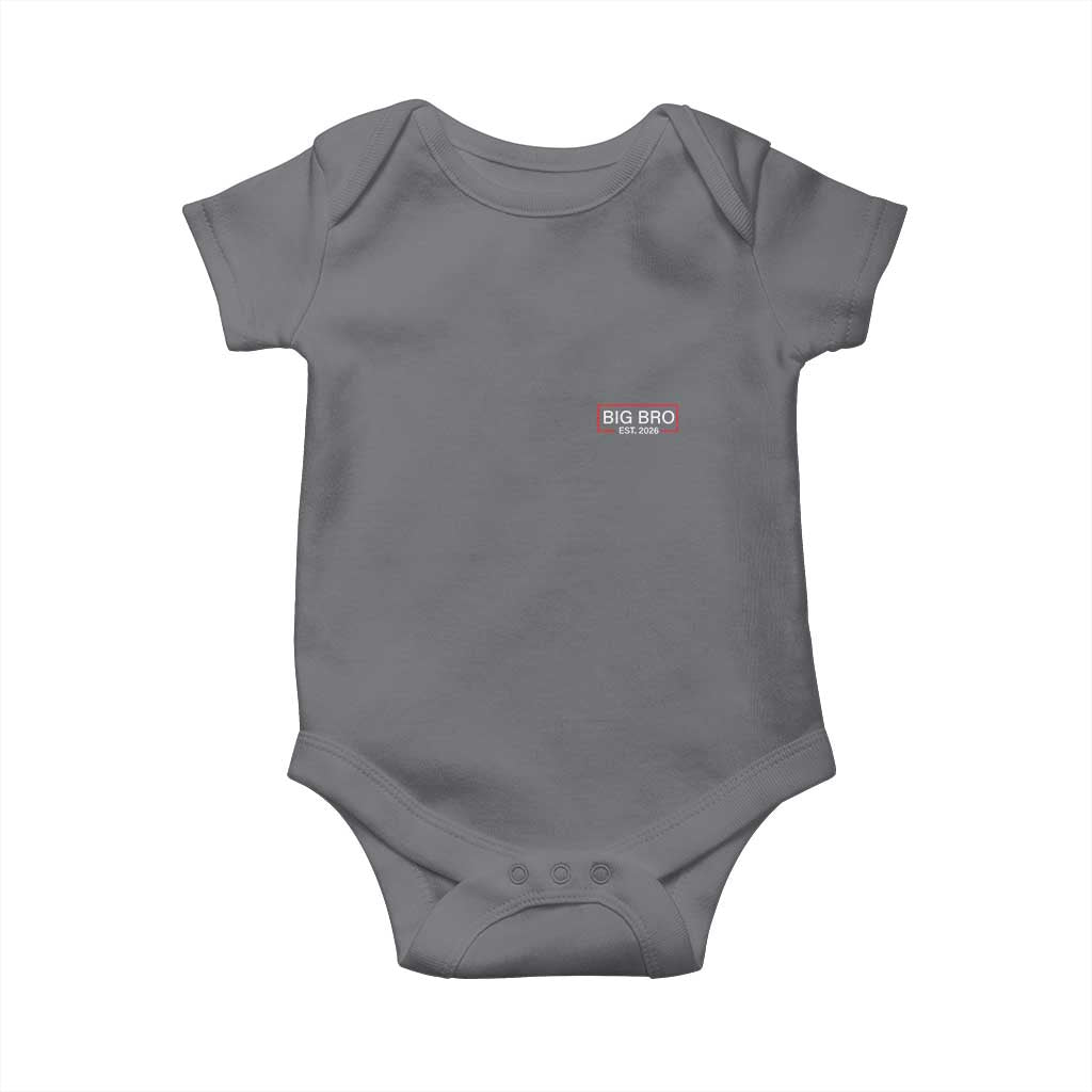 Big Bro Est 2026 Baby Onesie Brother Announcement
