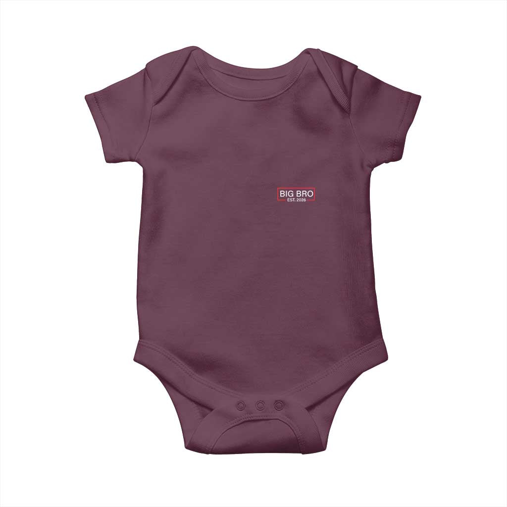 Big Bro Est 2026 Baby Onesie Brother Announcement