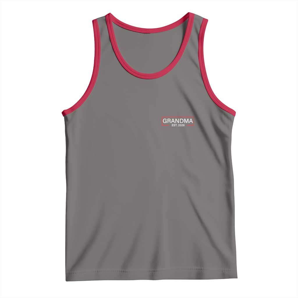 Grandma Est 2026 Tank Top First Mothers Day Grandparents Baby Announcement