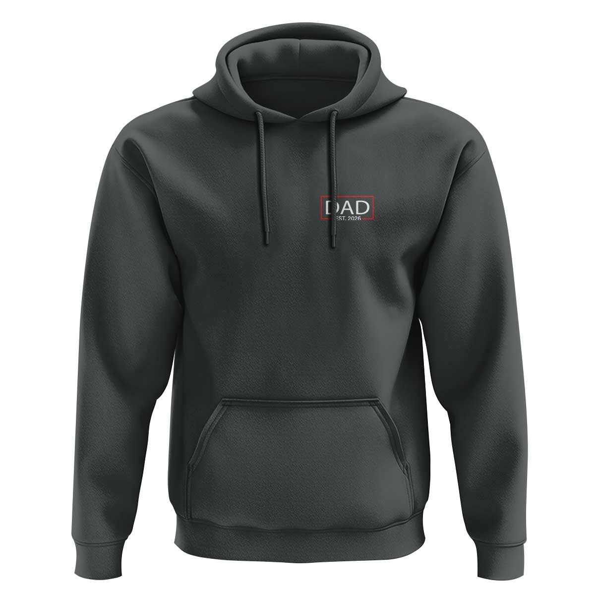 New Dad 2026 Hoodie First Fathers Day Promoted To Daddy Est 2026 - Wonder Print Shop