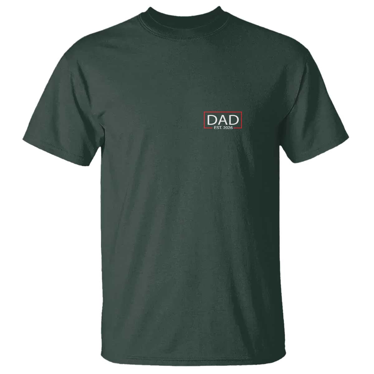New Dad 2026 T Shirt First Fathers Day Promoted To Daddy Est 2026 - Wonder Print Shop