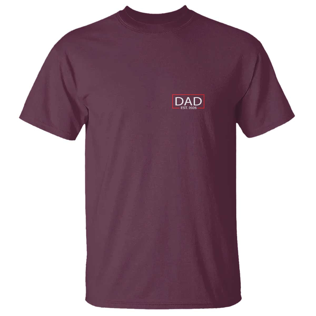 New Dad 2026 T Shirt First Fathers Day Promoted To Daddy Est 2026 - Wonder Print Shop