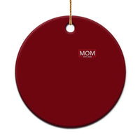 Mom Est 2026 Ceramic Ornament New Mama Pregnancy Reveal