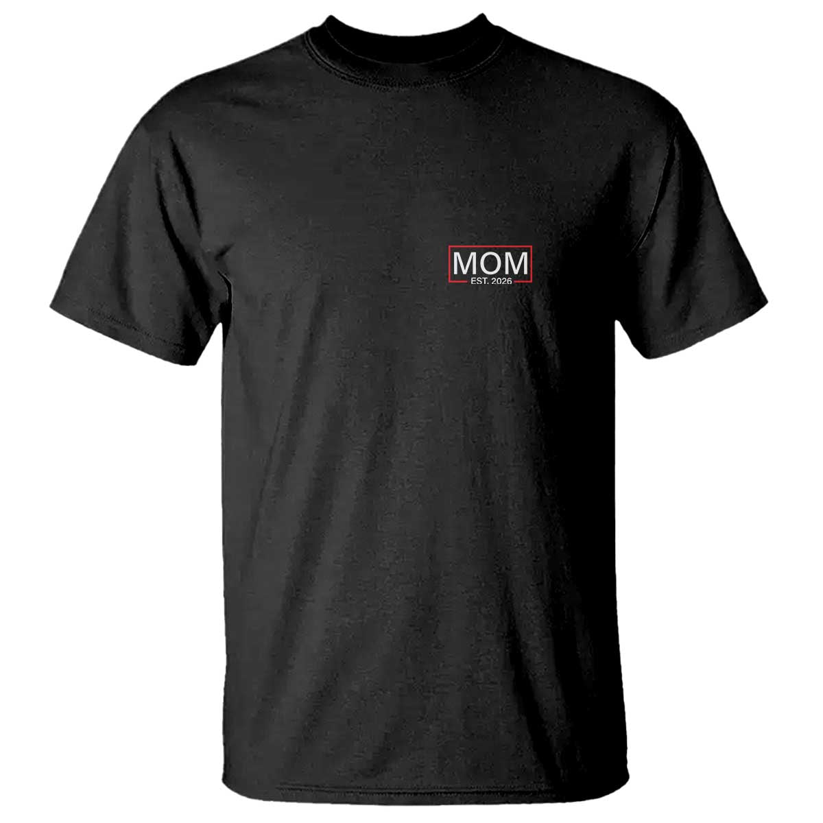 Mom Est 2026 T Shirt New Mama Pregnancy Reveal