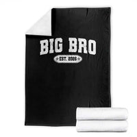 Big Bro Est 2026 Throw Blanket Promoted To Brother Sibling Reveal