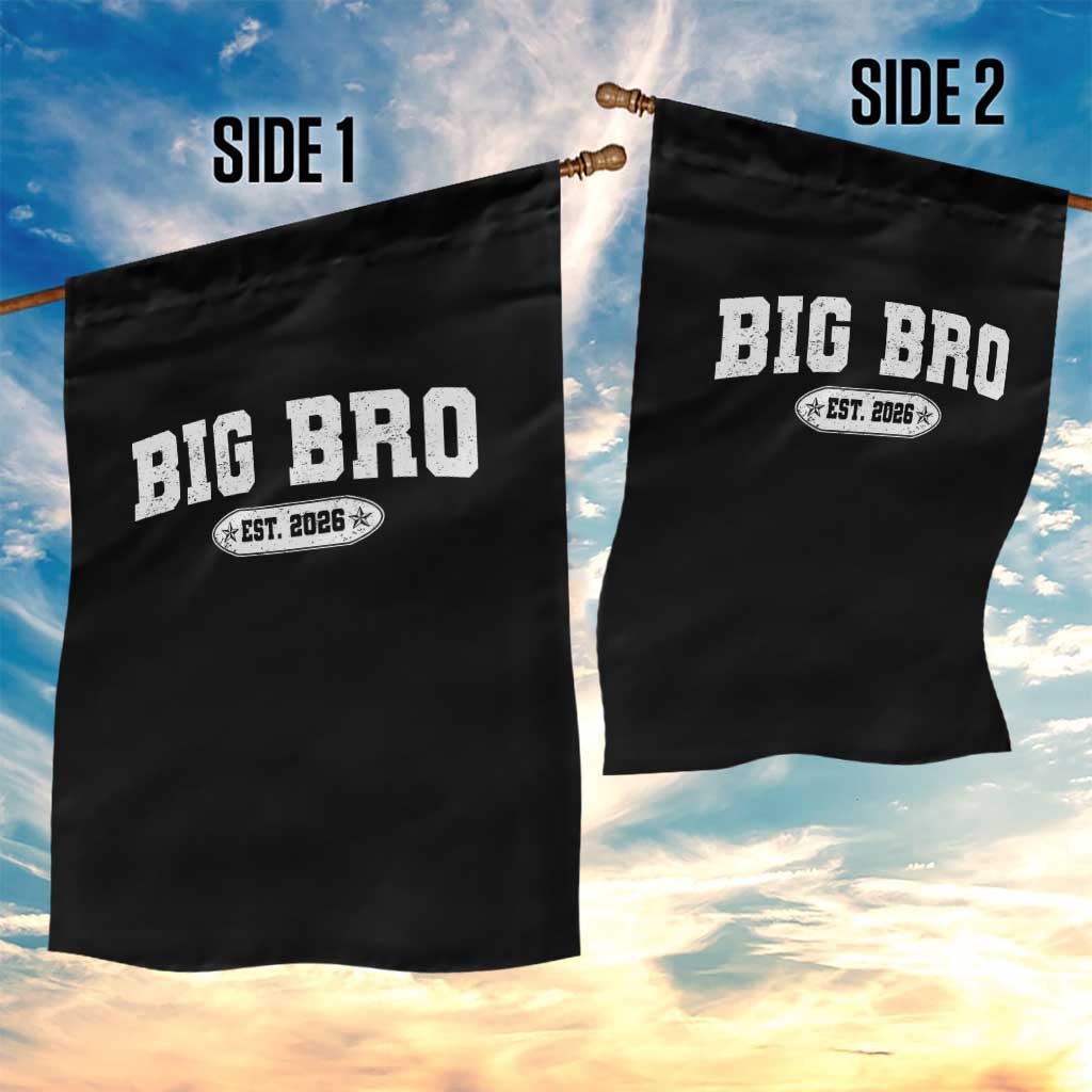 Big Bro Est 2026 Garden Flag Promoted To Brother Sibling Reveal