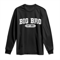 Big Bro Est 2026 Long Sleeve Shirt Promoted To Brother Sibling Reveal