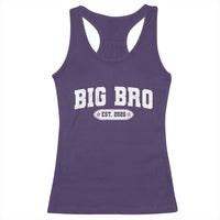 Big Bro Est 2026 Racerback Tank Top Promoted To Brother Sibling Reveal