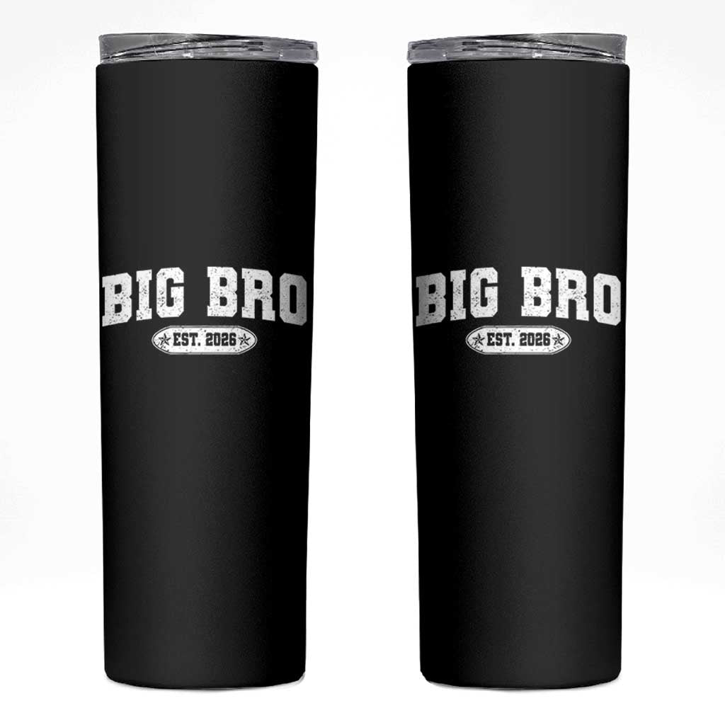 Big Bro Est 2026 Skinny Tumbler Promoted To Brother Sibling Reveal