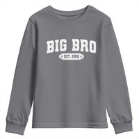 Big Bro Est 2026 Youth Sweatshirt Promoted To Brother Sibling Reveal