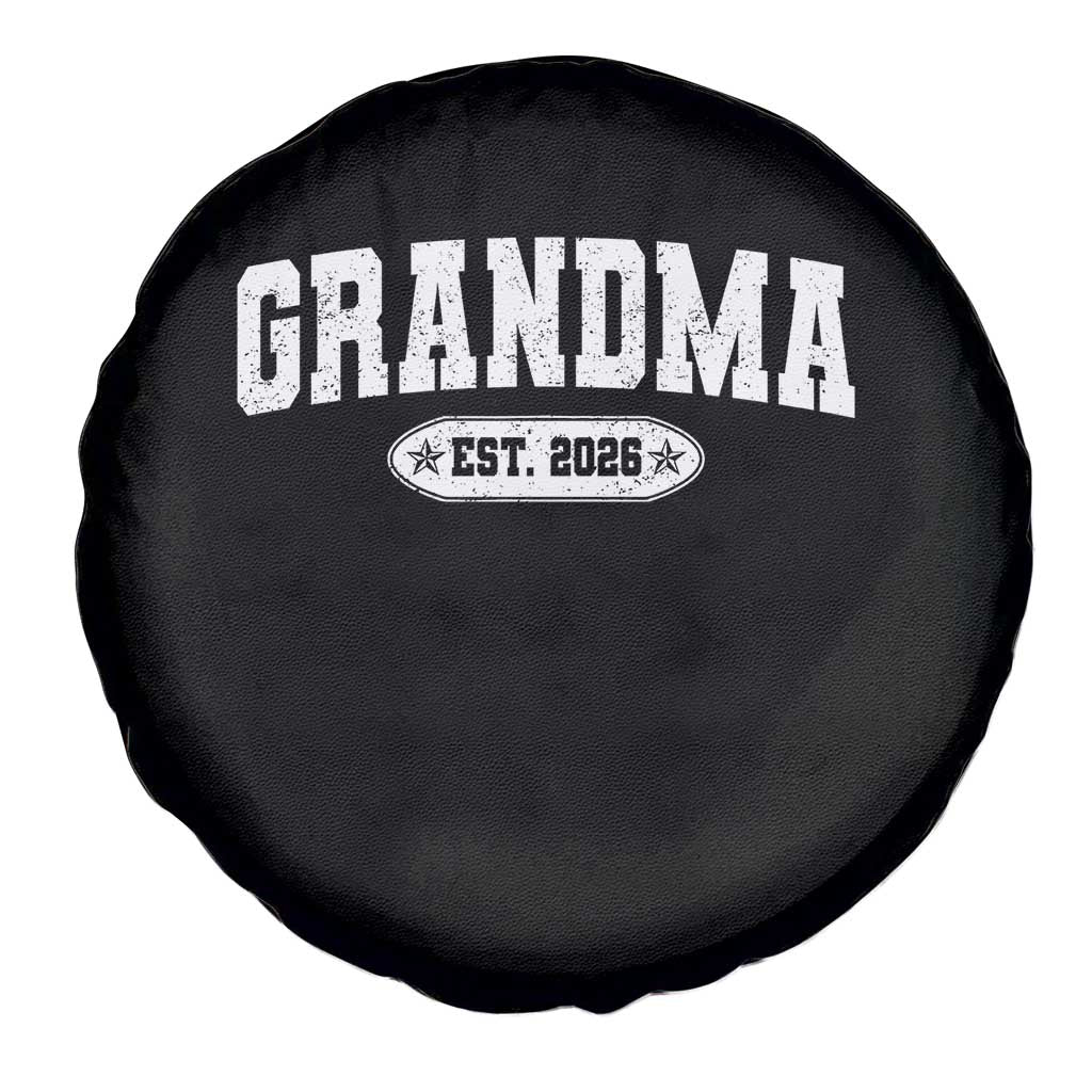 Grandma Est 2026 Spare Tire Cover Promoted To Grandparents Mothers Day