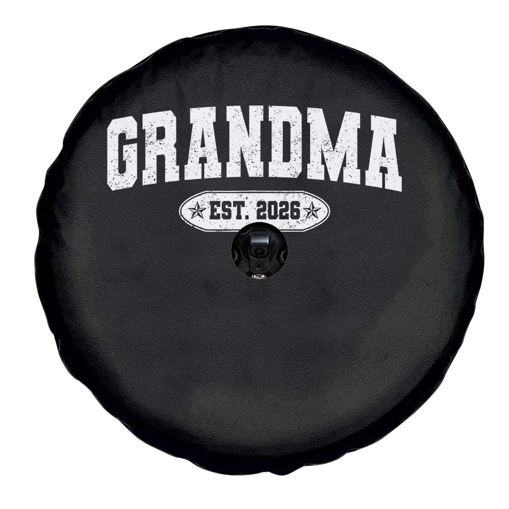 Grandma Est 2026 Spare Tire Cover Promoted To Grandparents Mothers Day