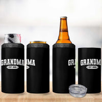 Grandma Est 2026 4 in 1 Can Cooler Tumbler Promoted To Grandparents Mothers Day