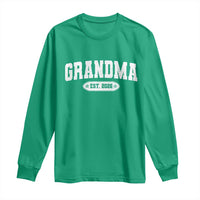 Grandma Est 2026 Long Sleeve Shirt Promoted To Grandparents Mothers Day