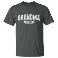 Grandma Est 2026 T Shirt Promoted To Grandparents Mothers Day