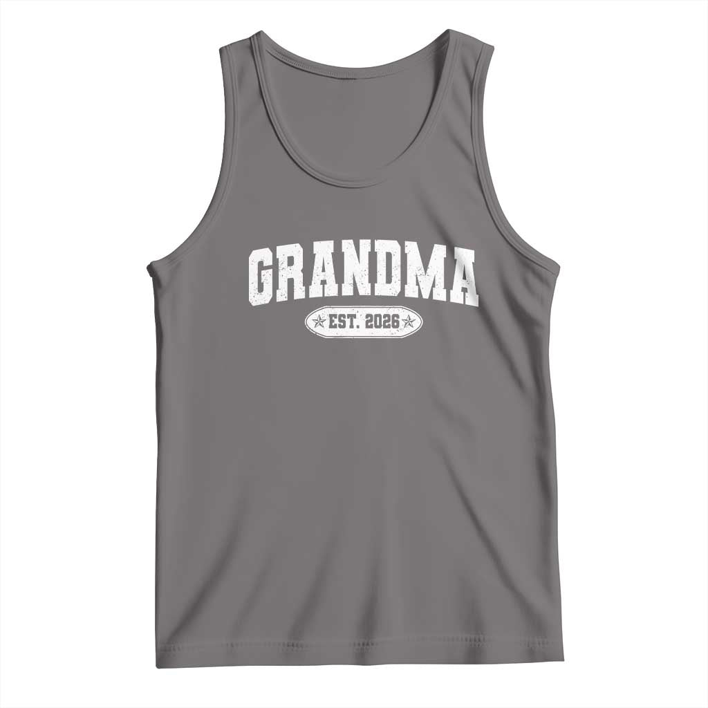 Grandma Est 2026 Tank Top Promoted To Grandparents Mothers Day