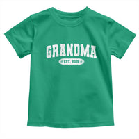 Grandma Est 2026 Toddler T Shirt Promoted To Grandparents Mothers Day