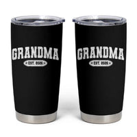 Grandma Est 2026 Tumbler Cup Promoted To Grandparents Mothers Day