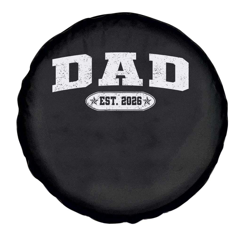 New Dad 2026 Spare Tire Cover Promoted To Daddy Est 2026 - Wonder Print Shop