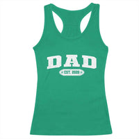 New Dad 2026 Racerback Tank Top Promoted To Daddy Est 2026 - Wonder Print Shop