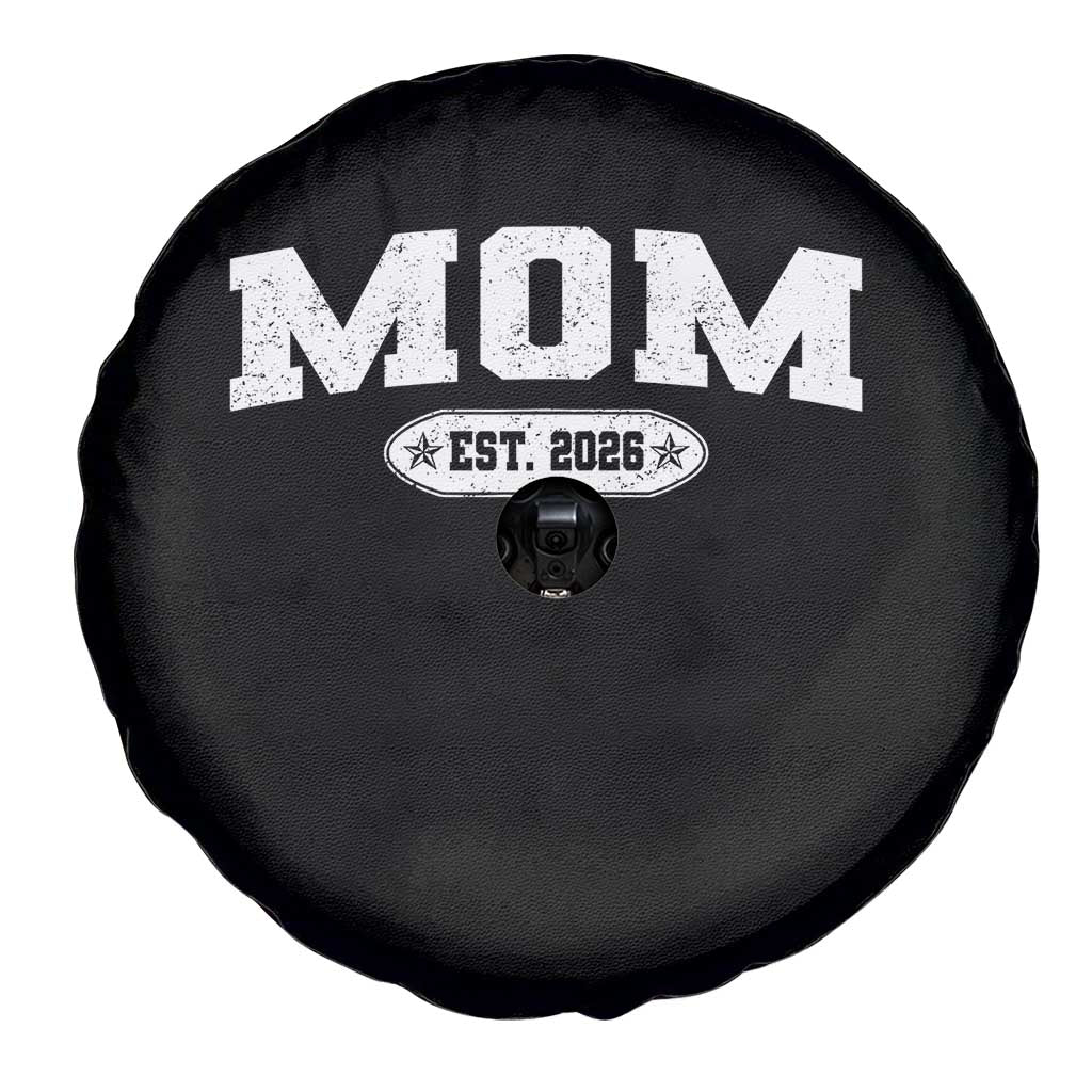 Mom Est 2026 Spare Tire Cover Promoted To Mama Baby Announcement Mothers Day