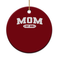 Mom Est 2026 Ceramic Ornament Promoted To Mama Baby Announcement Mothers Day