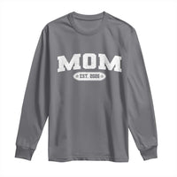 Mom Est 2026 Long Sleeve Shirt Promoted To Mama Baby Announcement Mothers Day