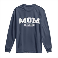 Mom Est 2026 Long Sleeve Shirt Promoted To Mama Baby Announcement Mothers Day