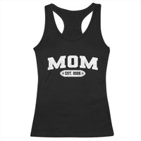 Mom Est 2026 Racerback Tank Top Promoted To Mama Baby Announcement Mothers Day