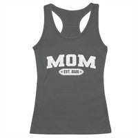Mom Est 2026 Racerback Tank Top Promoted To Mama Baby Announcement Mothers Day