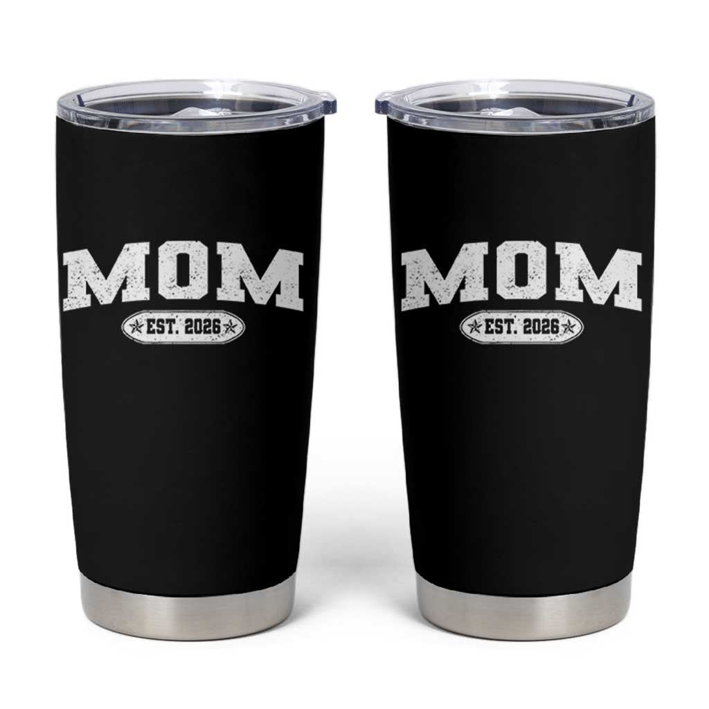 Mom Est 2026 Tumbler Cup Promoted To Mama Baby Announcement Mothers Day